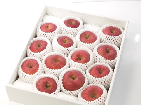 【販売開始！】青森県産りんご「サンふじ」贈答用 フルーツキャップ詰め 約5kg【光センサー選果済】