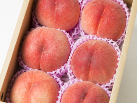 固い桃 おどろき 福島県伊達市産 2kg(5～7玉)