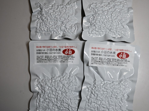 自然小豆の水煮４パック（100ｇ×4）