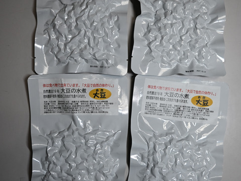 自然大豆の水煮レトルトパウチ