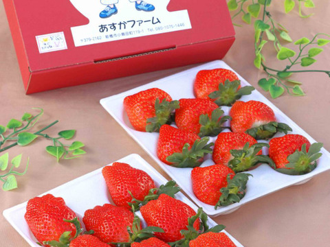 【冬ギフト】【お歳暮、お年賀、家族団らんにも】(指定日無し)【ななか】400g2パック  高級ホテルザ・リッツ・カールトン東京で使用いちご糖度40度くらいを4度計測しました