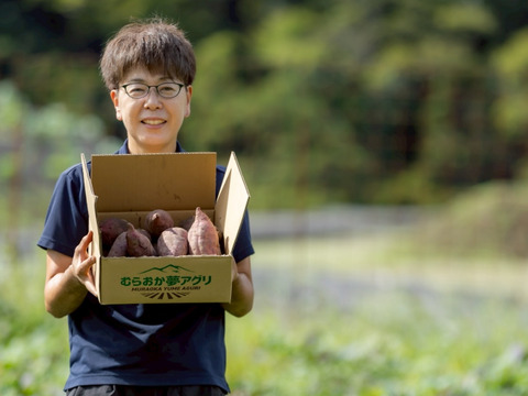 「ミニ白菜５玉とべにはるか３kg」霜降り白菜とあまいお芋。兵庫県但馬産。