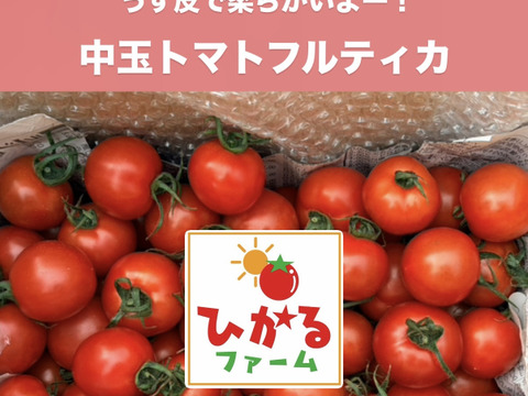 豊作特価⭐️甘くて柔らかい！中玉トマトフルティカ１キロ