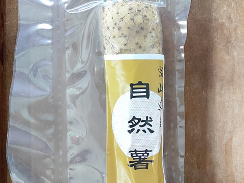 【お試しセット】箸で持てるほどの粘り！！自然薯　真空パック 200g相当×3本入