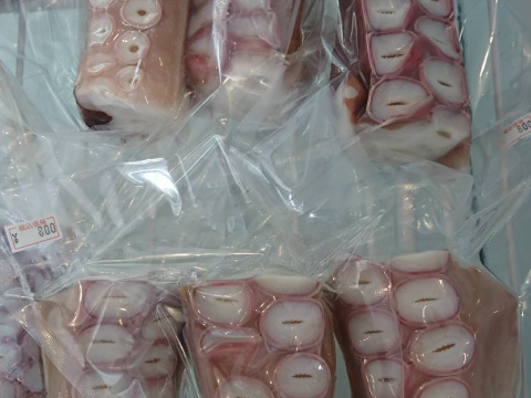 1.2kgミズダコ足頭セット【人気No1】活茹でタコ【真空加工】　北海道白老産