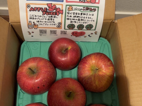 令和7年度産早期予約セール7%OFF大玉から順に発送‼️🍎青森県産葉取らず完熟ふじ約6kg家庭用‼️とことん味にこだわりました😊