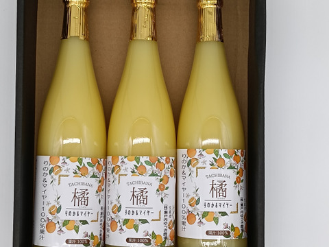 りのか＆マイヤー100％果汁  720ml×3本