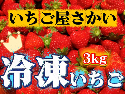 大大満足！″新″【冷凍イチゴ】３kg