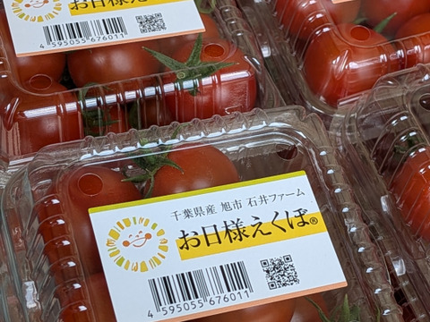 お日様えくぼ🍅千葉県産ミニトマト150g×24P