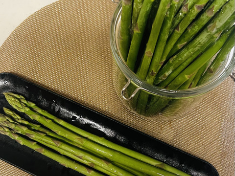 甘さしっかり 春採れアスパラ Mサイズ800g｜毎日使える万能サイズ