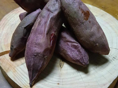さつまいもはそのやま農園　“さつま紅はるか”　食べやすくて人気のミニミニひとくちサイズ  今シーズンも貯蔵物がスタートで超絶おいしい！【5ｋｇ】　画像は10ｋｇです　有機ＪＡＳ　箱を含まない5ｋｇ入
