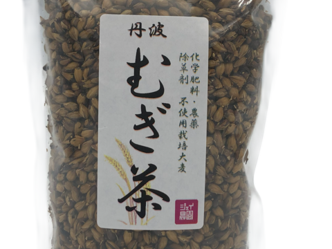 自然栽培で育った麦からできた甘さを感じる麦茶（220gの4袋セット）