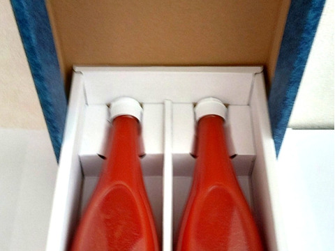 至上トマトジュース「甘美の雫」720ml×2本  無添加・濃縮果汁 北海道産