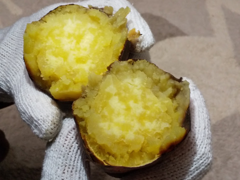 【栗かぐや🍠３キロ☆栗のような甘味＆ホクホク食感】サイズ混載    土つき