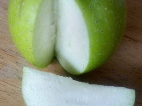 【お届けは11月～】王林(おうち用)「青い見た目に似合わず酸味が少なく甘くサクッとした食感もお楽しみ下さい♪」約３ｋｇ