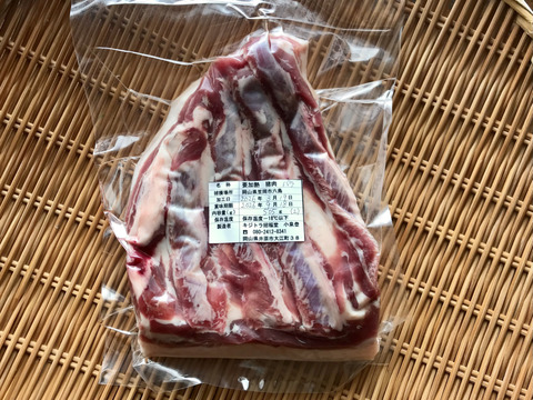 特Aクラス🏆✨イノシシ《ジビエ》【希少❣️猪肉バラ 500g ブロック】260319-2