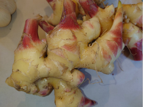 【ちょっと訳有❗】野菜セット（ジャガイモ、にんにく、新生姜）
大きさ色々　60サイズ　1.8㎏