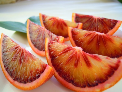【温室栽培】豊かな香り　ブラッドオレンジモロ　小玉（10㎏）