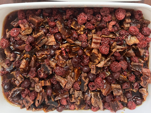 【クリスマス時期限定：12月19日(金)発送】自家製自然栽培ドライフルーツたっぷりの『里山ペイザンヌシュトーレン』