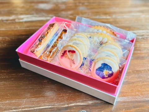 花農家が贈る「美味しい花焼き菓子アソート」