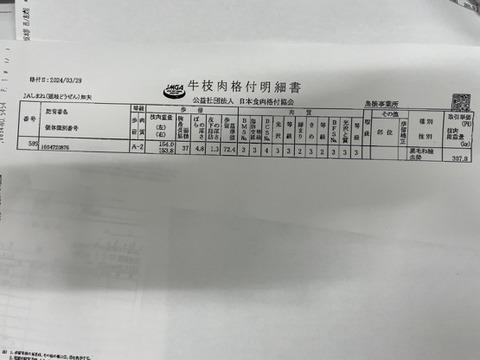 島根県産和牛　知夫里島　Ａ－２　バラエテイ切り　　　　　　　　　　　　　５００ｇ