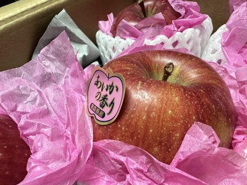 パリッと！ジャワッと！食べくらべる箱「白ふじ」×「あいかの香り」約3kg箱　8〜10玉