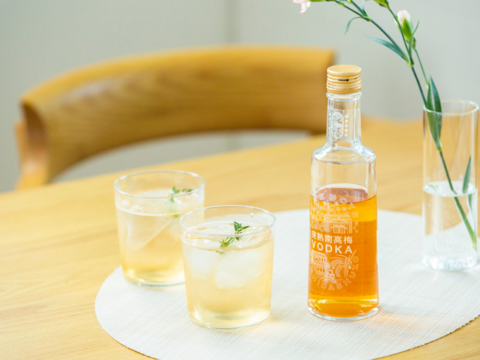 梅農家×杜氏】完熟南高梅VODKA/ウォッカ梅酒315ml 29度：和歌山