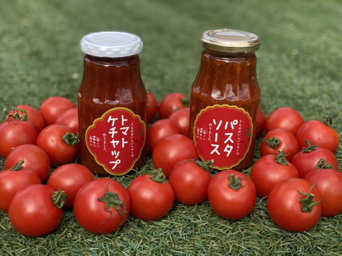 完熟とまと「贅沢ごちそう瓶詰めセット」濃厚ケチャップ＆プレミアムパスタソース