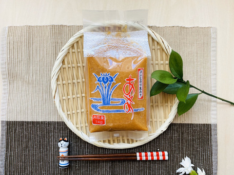 【くせになる美味しさ!】生味噌なので酵母が生きてる♪新潟県高田農園産の『自家製の糀』で作った『なま味噌』(1kg)