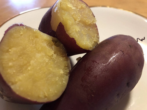 庄内平野の豊かな地下水と海からの潮風香る砂丘地で育てたさつまいも「紅はるか」　食べきりSサイズ 中心