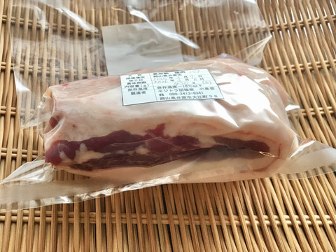 特Aクラス🏆✨イノシシ《ジビエ》【猪肉 希少❣️バラ 430g ブロック】250307−6