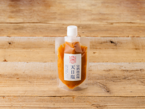 【訳あり】おむすびに便利！天日塩だけで漬けた梅干しチューブ(まろやか)140g