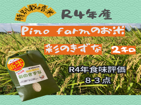 R4年産　Pino farmのお米　特別栽培米彩のきずな　2kg