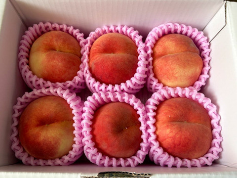 まるせい果樹園の桃　【ゆうぞら】1kg(4～6玉入り)　自家用　ご贈答用向け my3