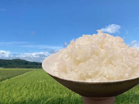【農薬・化学肥料不使用】「コシヒカリ」白米5㎏<有機JAS認証(転換期間中)>『加賀米野菜基地』