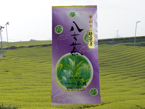 【国産】緑茶 八女茶 特上煎茶100g【1袋】