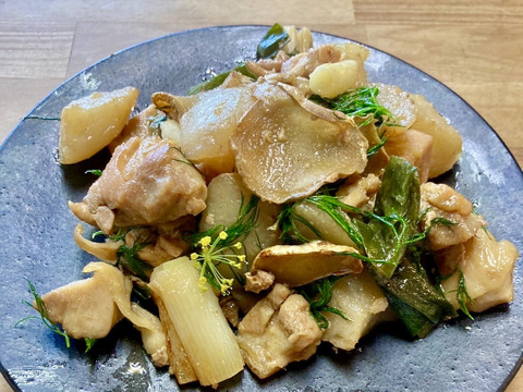 キリッと香りが良い！生姜0.5kg（糸島産・農薬＆化学肥料不使用）