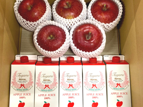 【セット】ご家庭用！りんご＆ジュース詰め合わせ  りんごの名産地青森広船より