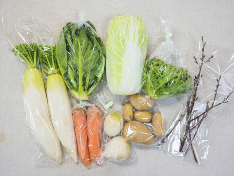 旬の有機野菜Sセット　しあわせ野菜畑（有機JAS）