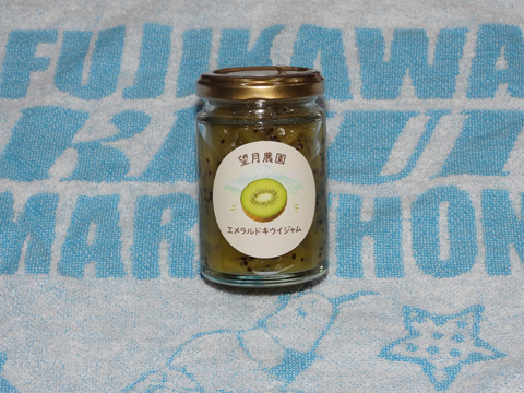 エメラルドキウイジャム（瓶詰品、内容量１４０ｇ、蜂蜜入り）