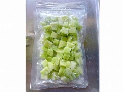 【冷凍】ブロッコリーの茎　カット済 １００ｇ×３パック　高知県産　ご家庭用　ペット用にも