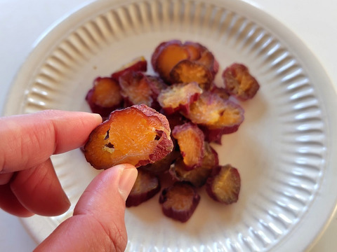 【試作品】ひとくち干し芋90g×3袋（規格外品、大分県産、栽培期間中農薬・肥料不使用、メール便発送）