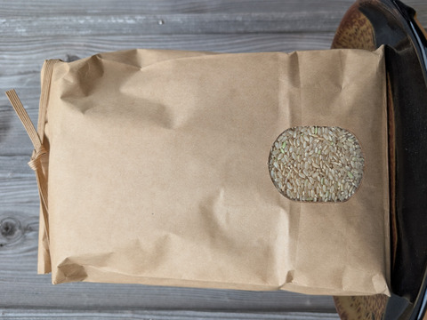 《令和７年収穫》玄米４KG　栽培期間中農薬・化学肥料不使用 自然農業での栽培 五島列島産