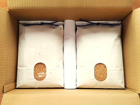 【エコ】【玄米５ｋｇ×②袋】【栽培期間中農薬不使用コシヒカリ 】米✨食べチョクAW2023🥇１位✨天然の資材有機質肥料のみ使用🌱1年間🌱化学肥料・除草剤・動物性堆肥不使用【令和7年産】一等米