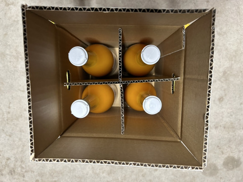 【国産】紅八朔ジュース 720ml (x4本)【無添加・果汁100%】
