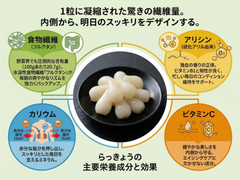 【母の日ギフト】食卓のリズムを整える 鳥取県産 甘酢らっきょう 180g x 2袋