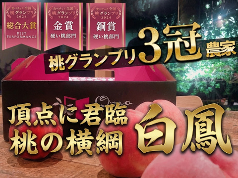 🎊全国桃グランプリ3冠小野桃園ブランド🎊桃の横綱の異名を持つ白鳳🍑ジューシー上品な一面も覗かせる一流レストラン御用達1kgお試し特価ももキャンペーン🍑【2026年予約】グランプリ受賞の実力糖度🍑