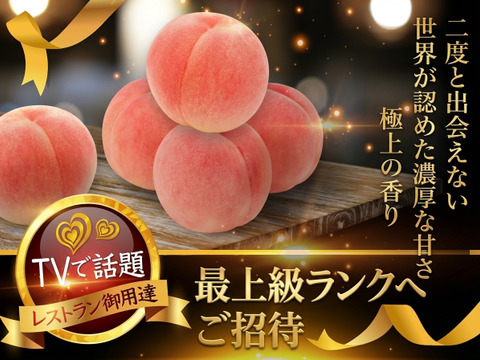 🍑わずか5%しか収穫できない🍑小野桃園シーズン初出し希少桃☆朝どれ糖度16度オーバーワンランク上レストラン御用達とろりとコクある濃厚糖度【お中元ギフト・贈答用】🍑6月下旬🍑