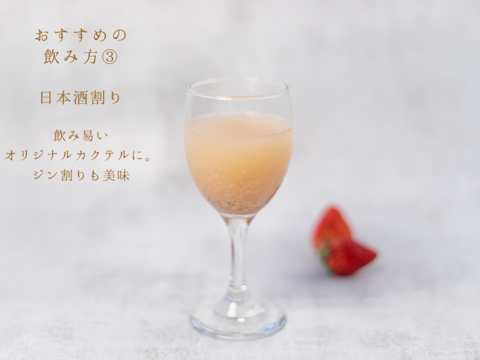 濃厚!! 夏イチゴ甘酒『苺姫 無垢』1本 ギフト用 数量限定