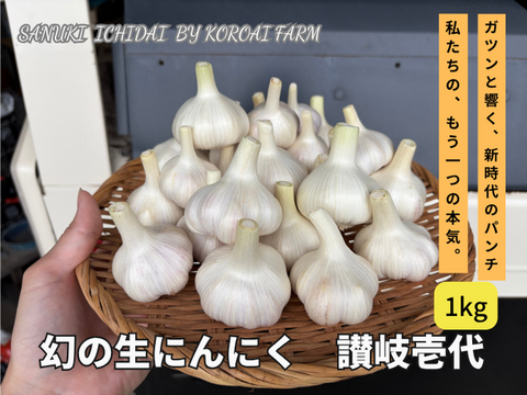 【期間限定】幻の生にんにく　讃岐壱代　1kg